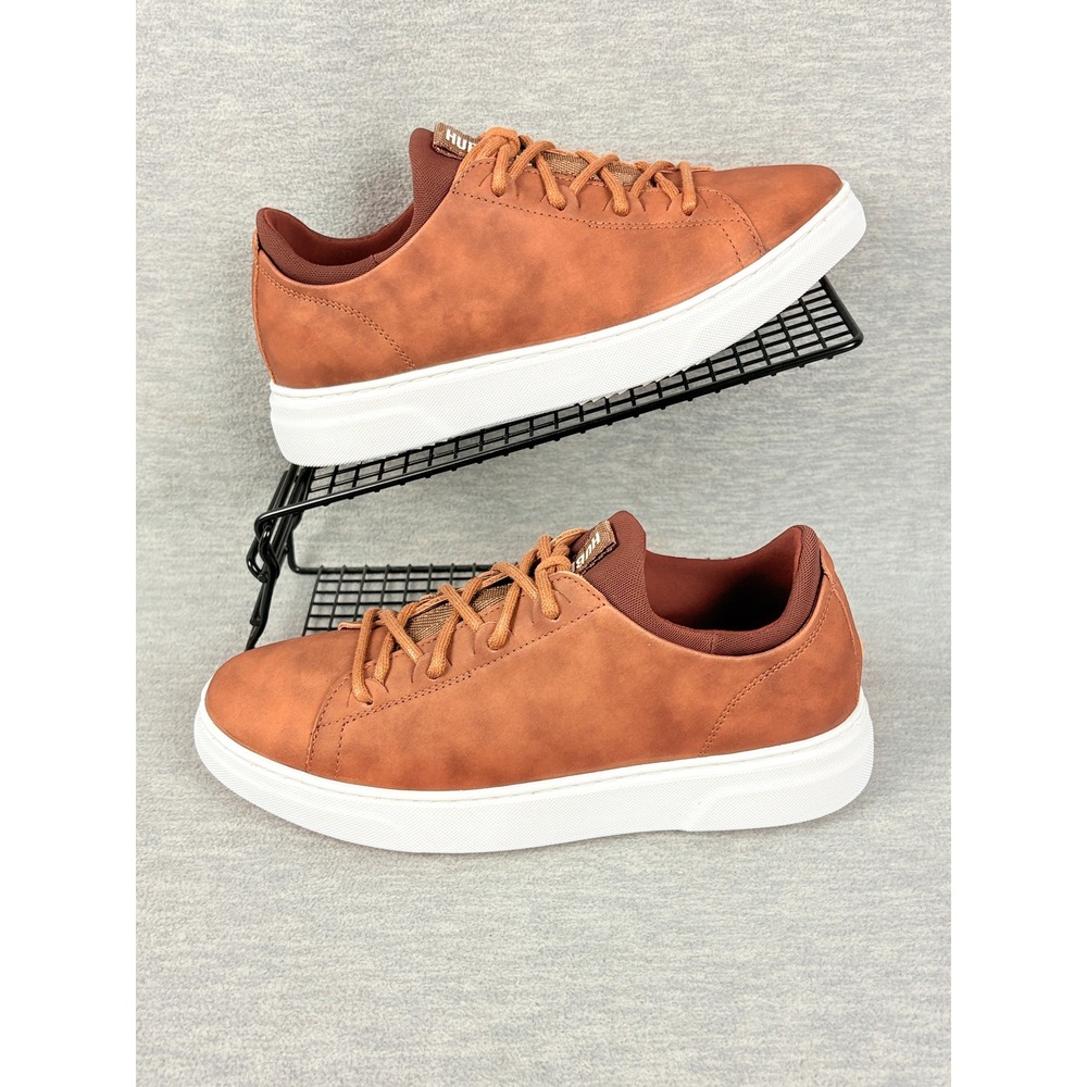 Samuel Hubbard Flight Low Top Sneakers Mens 7 M Burnished Tan Leather Mens